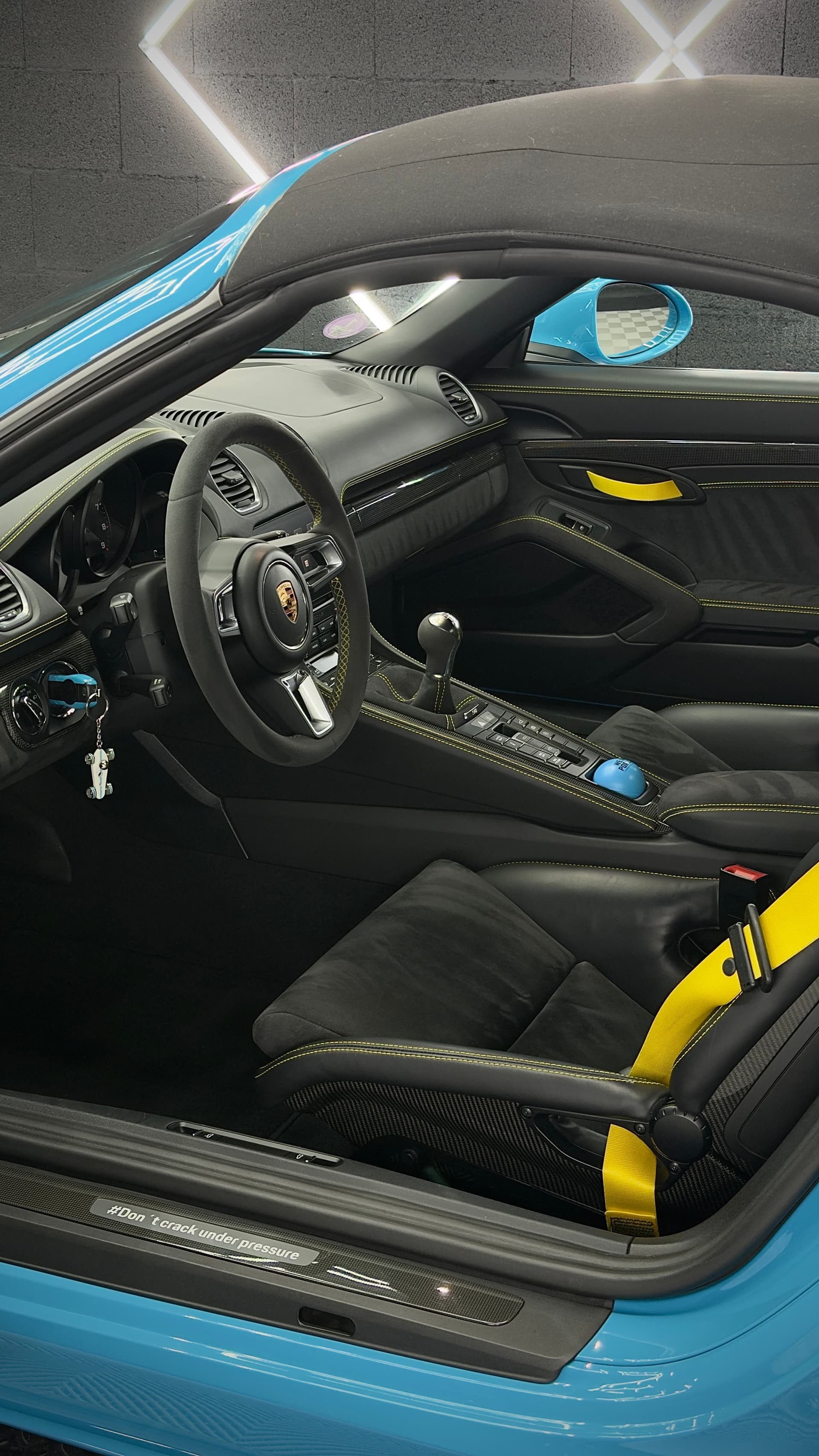 Intérieur Porsche 718 Spyder