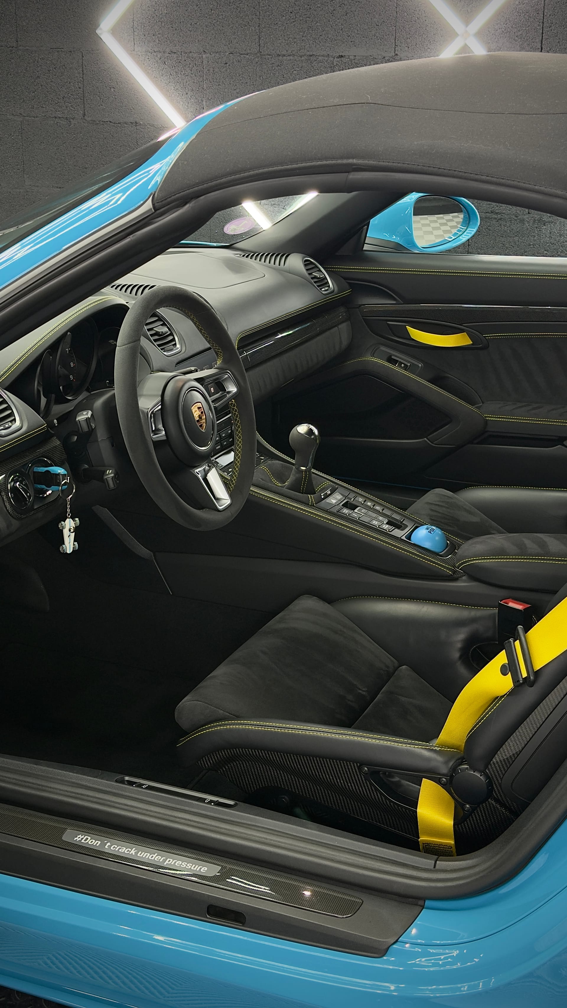 Intérieur Porsche 718 Spyder